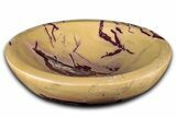Polished Saharan Desert Jasper Dish - Morocco #349391-1